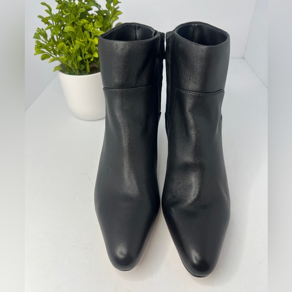 NEW Vince Hilda Leather Ankle Boots Black Size 5.5 - Picture 7 of 15